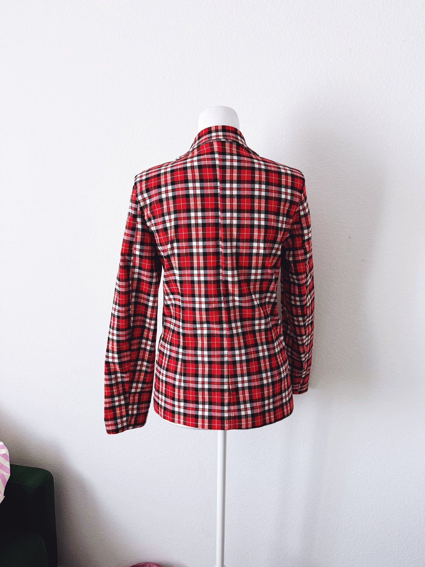Plaid Blazer