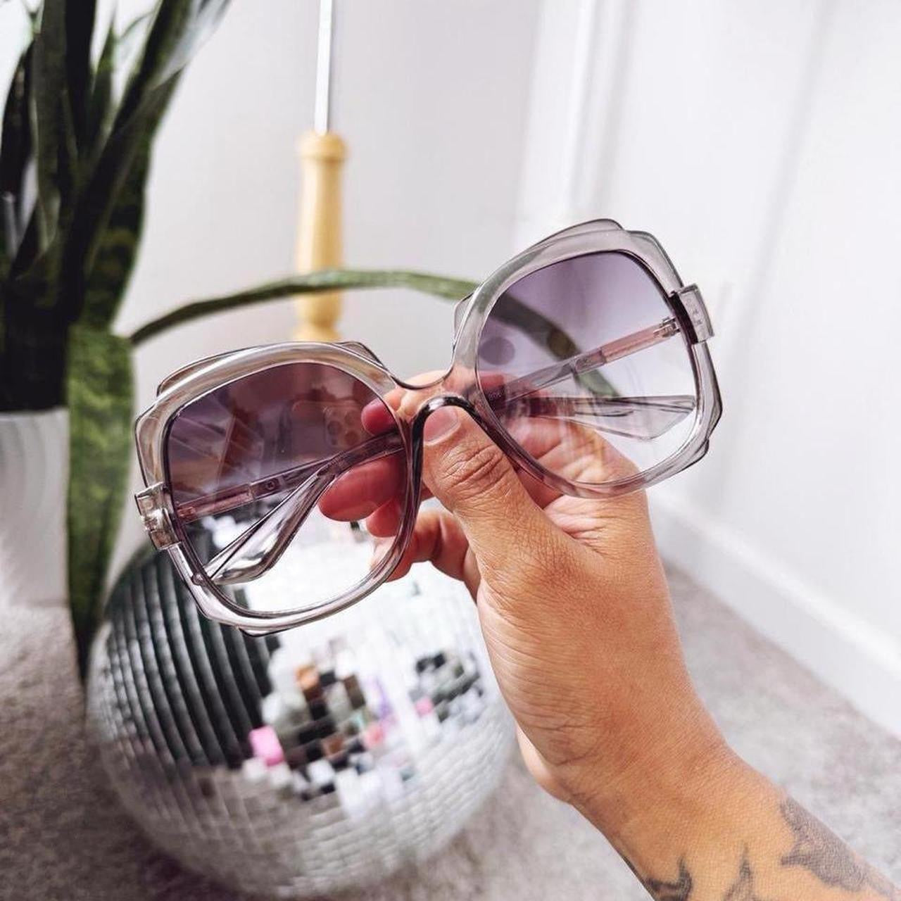 Vintage Style Oversized Sunglasses