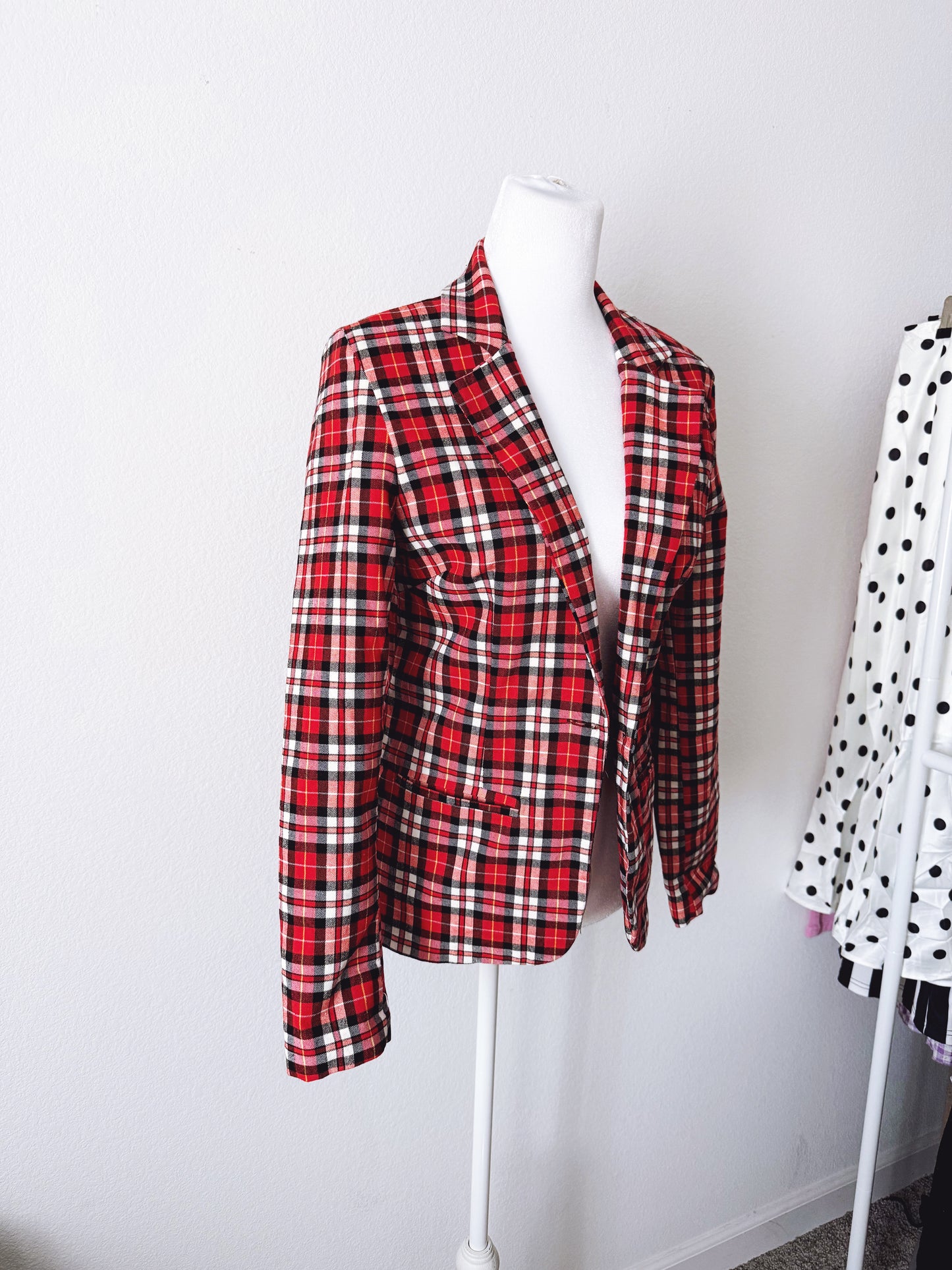 Plaid Blazer