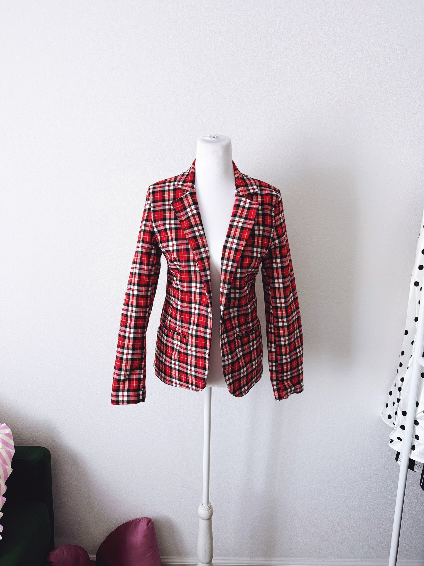 Plaid Blazer