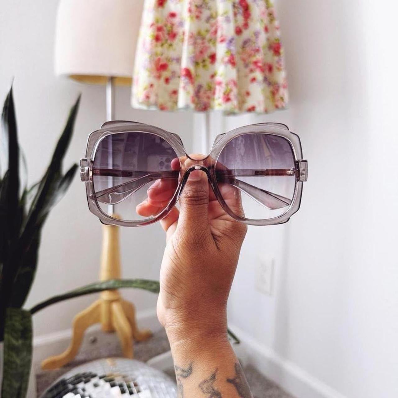 Vintage Style Oversized Sunglasses