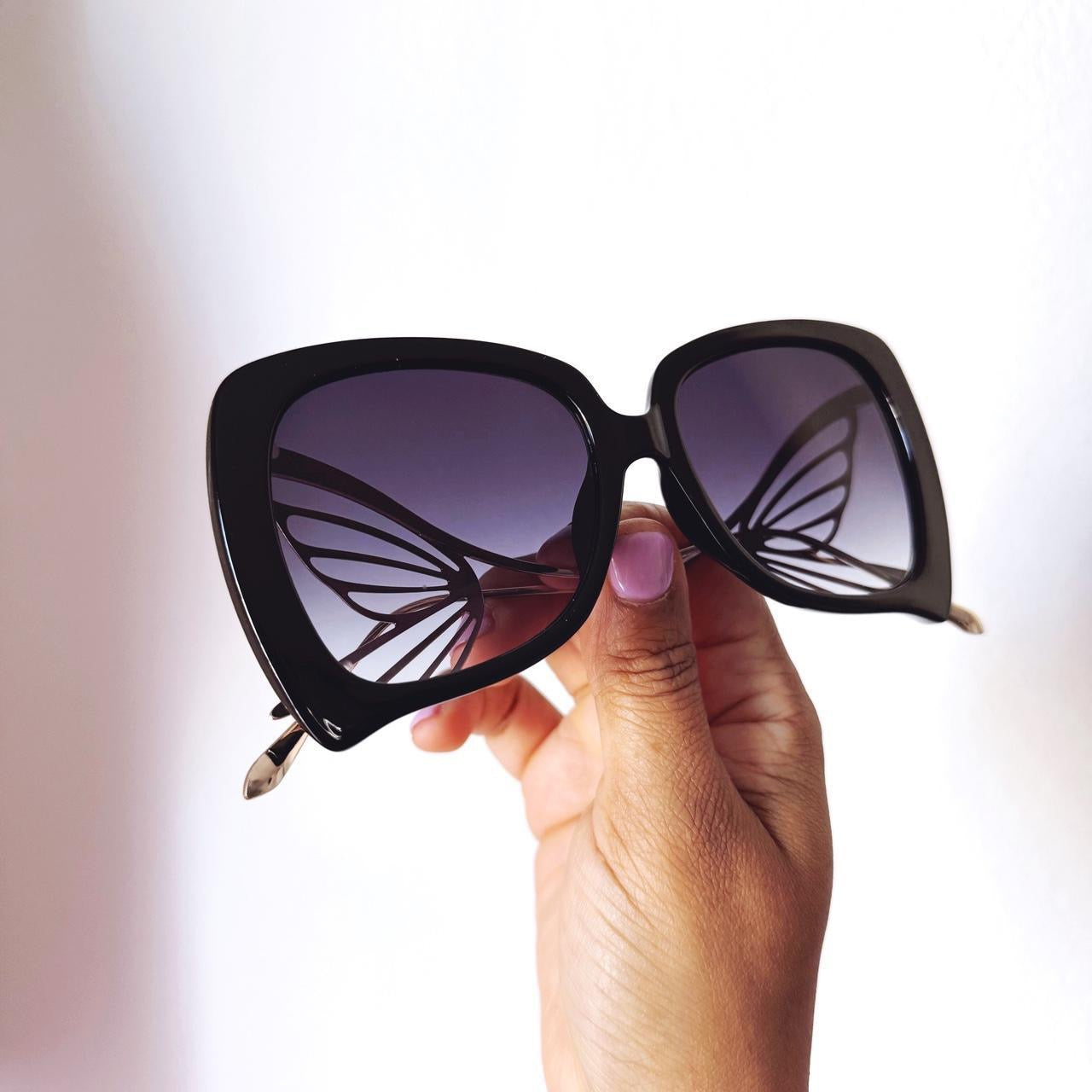 Vintage Style Oversized Boho Butterfly Sunglasses