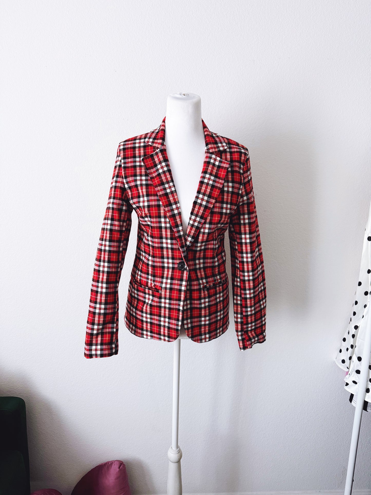Plaid Blazer