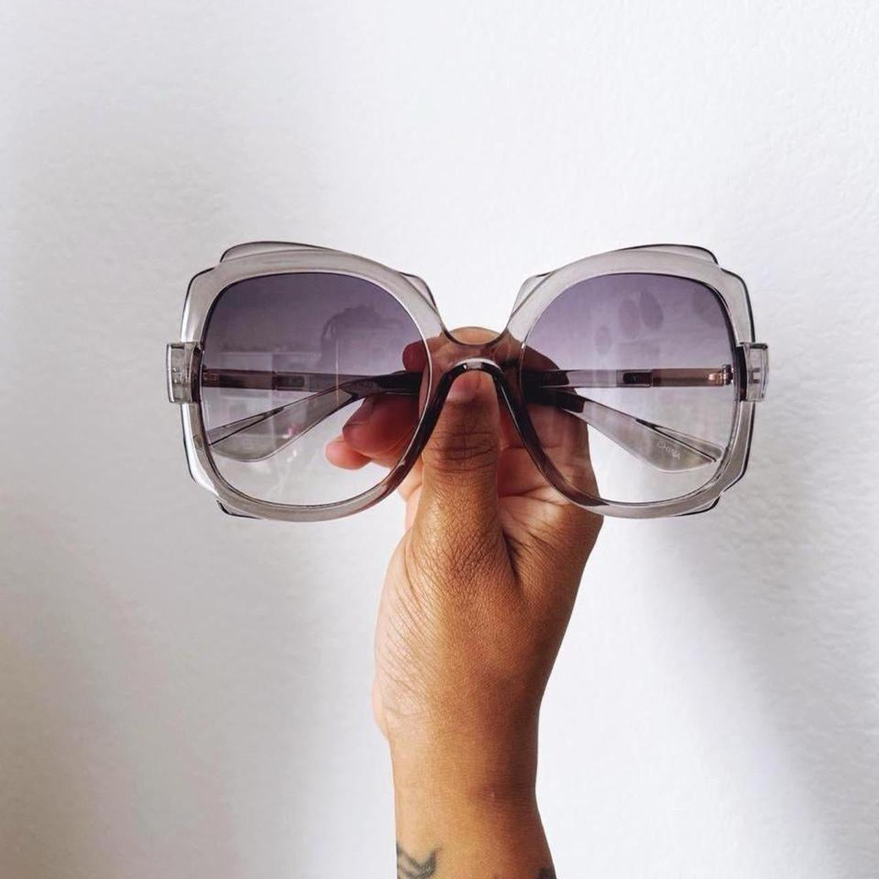 Vintage Style Oversized Sunglasses