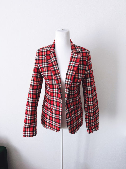 Plaid Blazer